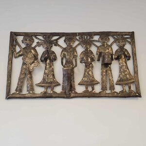 Beautiful Haitian Rah Rah Band 3D Metal Wall Art